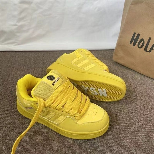 Damen Sportliche Sneakers mit dämpfender Sohle und atmungsaktiver Obermaterialstruktur Heidi Mode