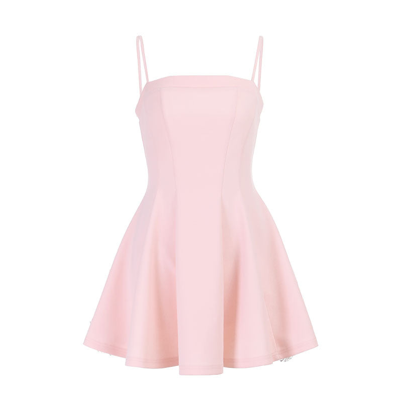 Damen Tailliertes Abendkleid mit schwingendem Rock EB