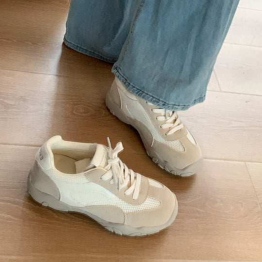 Damen Sportliche Freizeitschuhe mit atmungsaktivem Mesh-Obermaterial und gepolsterter Innensohle EB