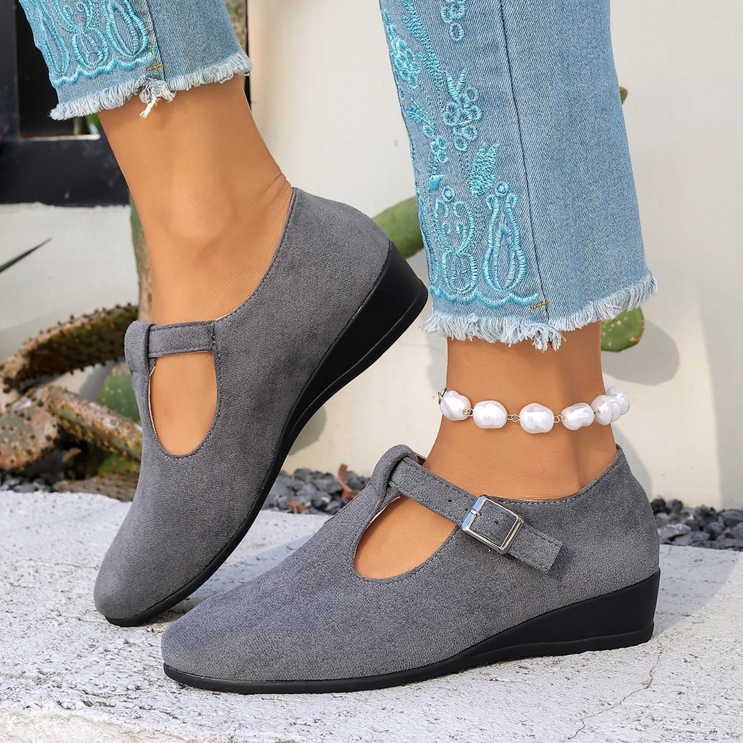 Damen Halbschuhe mit elegantem Riemendesign EB