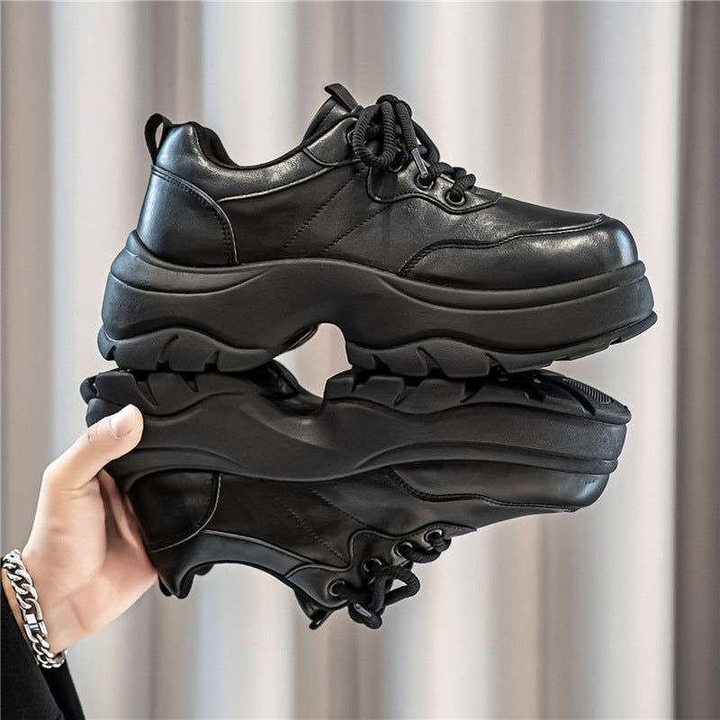 Damen urbane Plateau‑Chunky‑Sneaker mit extra hoher Dämpfung, gepolstertem Knöchelkragen und griffiger Offroad‑Profilsohle EB