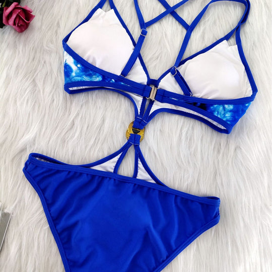Damen Cut-Out Bikini-Set mit raffinierten Trägerdetails EB