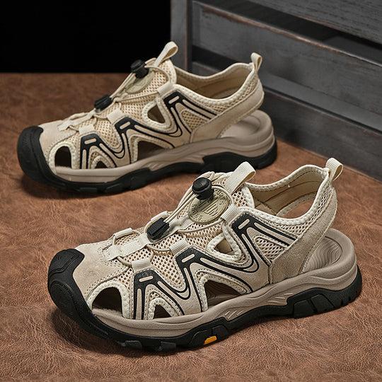 Damen Sportliche Mesh-Sandalen mit innovativem Schnellschnürsystem EB