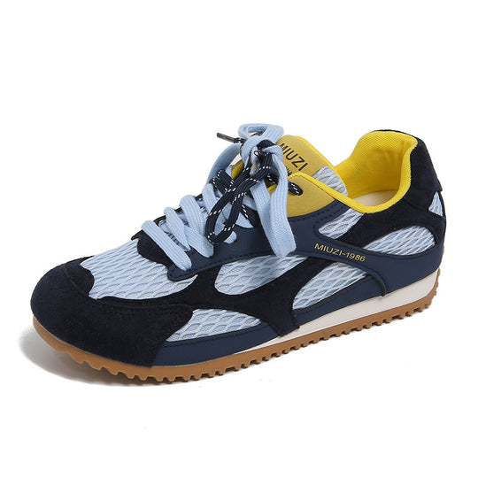 Damen Atmungsaktive Freizeit Sneakers mit innovativem Mesh-Obermaterial und rutschfester Sohle EB