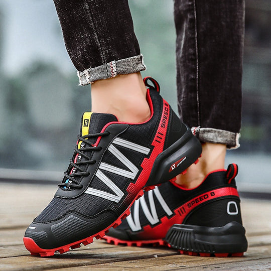 Damen Sportliche Trailrunning Schuhe mit rutschfester Sohle und atmungsaktivem Obermaterial EB