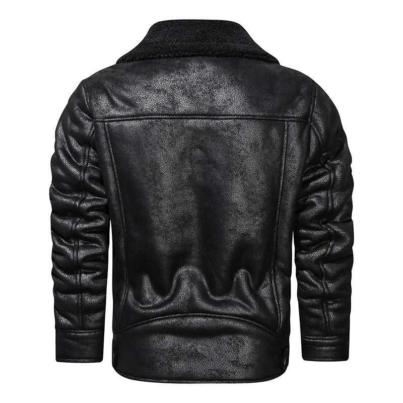 Herren jacke mit warmem Fleeceinnenfutter und praktischen Taschen EB