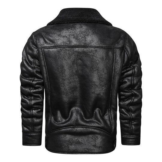 Herren jacke mit warmem Fleeceinnenfutter und praktischen Taschen EB