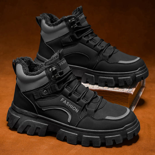 Damen Robuste Winterschuhe mit kuscheligem Innenfutter und rutschfester Sohle EB