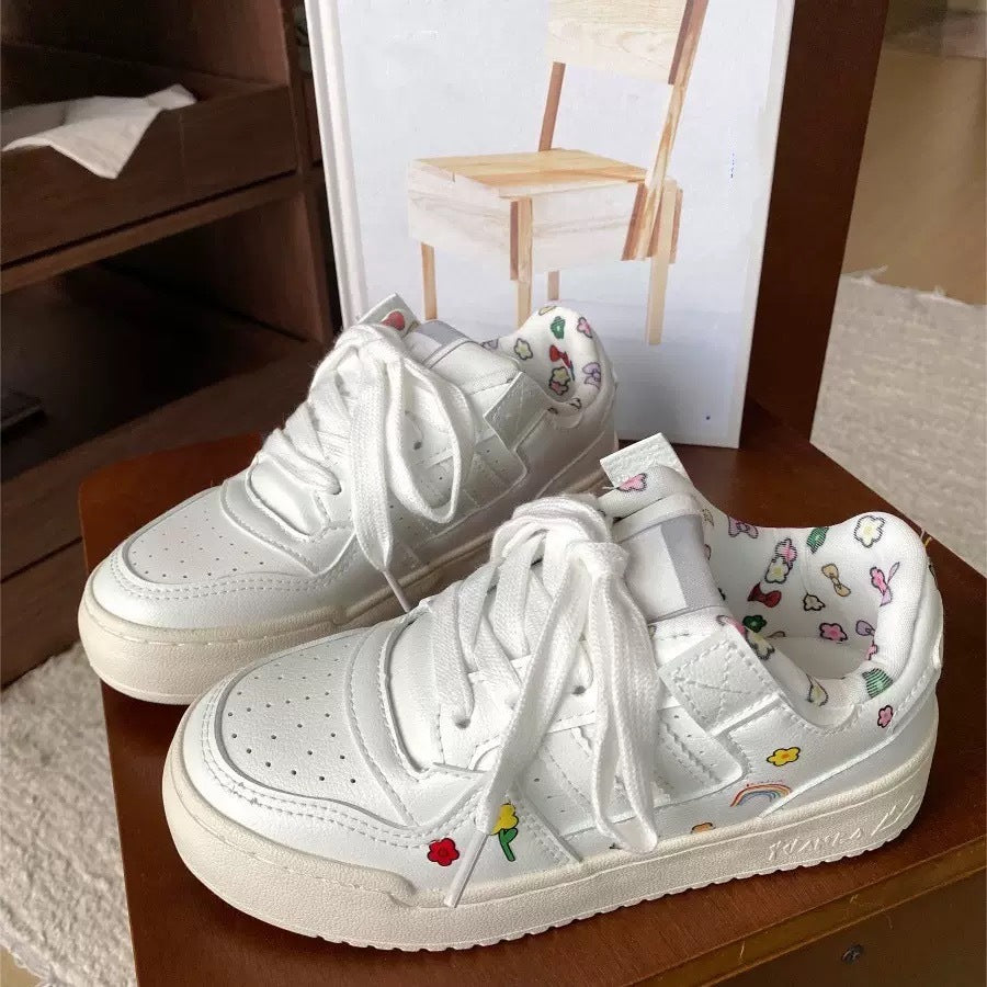 Damen Sneakers im klassischen Design mit atmungsaktiver Oberfläche EB