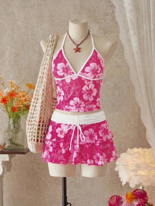 Damen Bikini-Set mit Rock EB