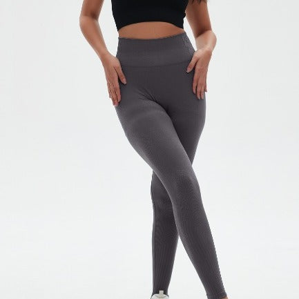 Damen Sportleggins mit hohem Bund und atmungsaktivem Material EB