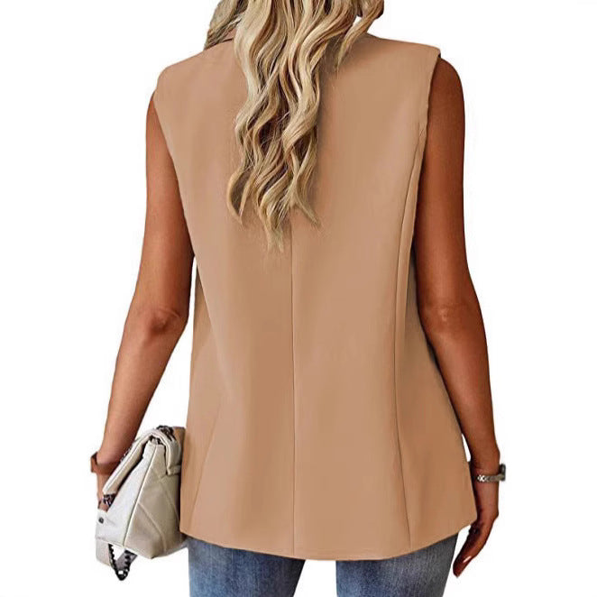 Damen Stylischer Blazer-Weste EB