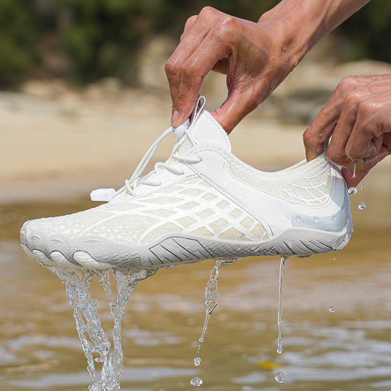 Damen wasserdichte Badeschuhe mit rutschfester Sohle und atmungsaktivem Obermaterial EB
