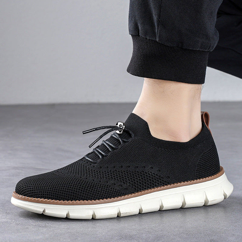 Damen Atmungsaktive Schnür-Sneaker mit flexiblem Obermaterial EB