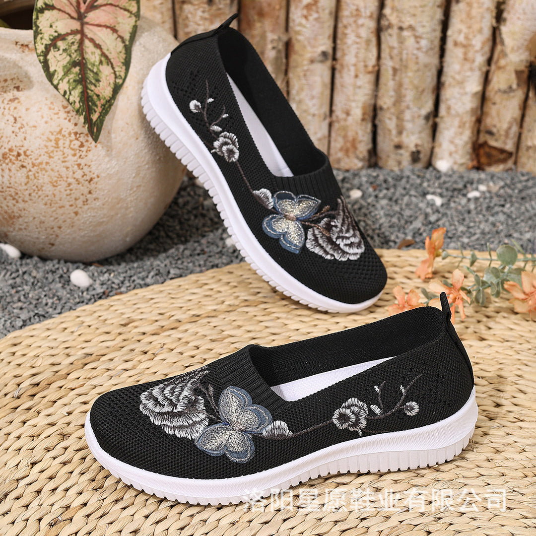 Damen Sneaker mit floralem Design EB