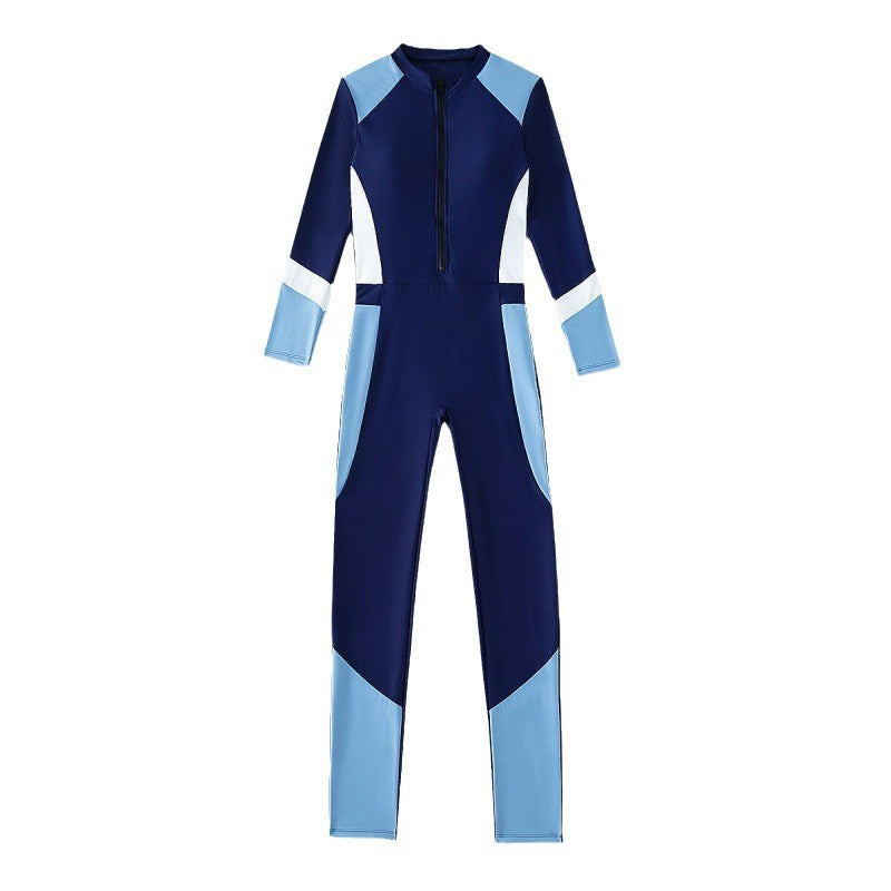 Damen Sportlicher Neoprenanzug mit hohem Kragen EB
