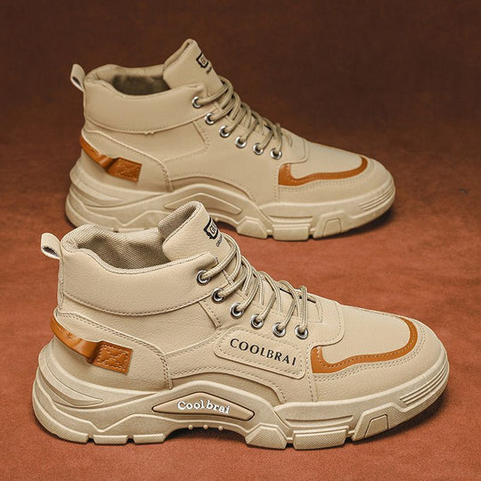 Damen Robuste High-Top Sneakers mit dämpfender Sohle und strapazierfähigem Obermaterial EB