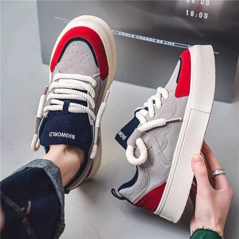 Damen trendige Plateau-Sneakers mit innovativem Design und rutschfester Sohle EB