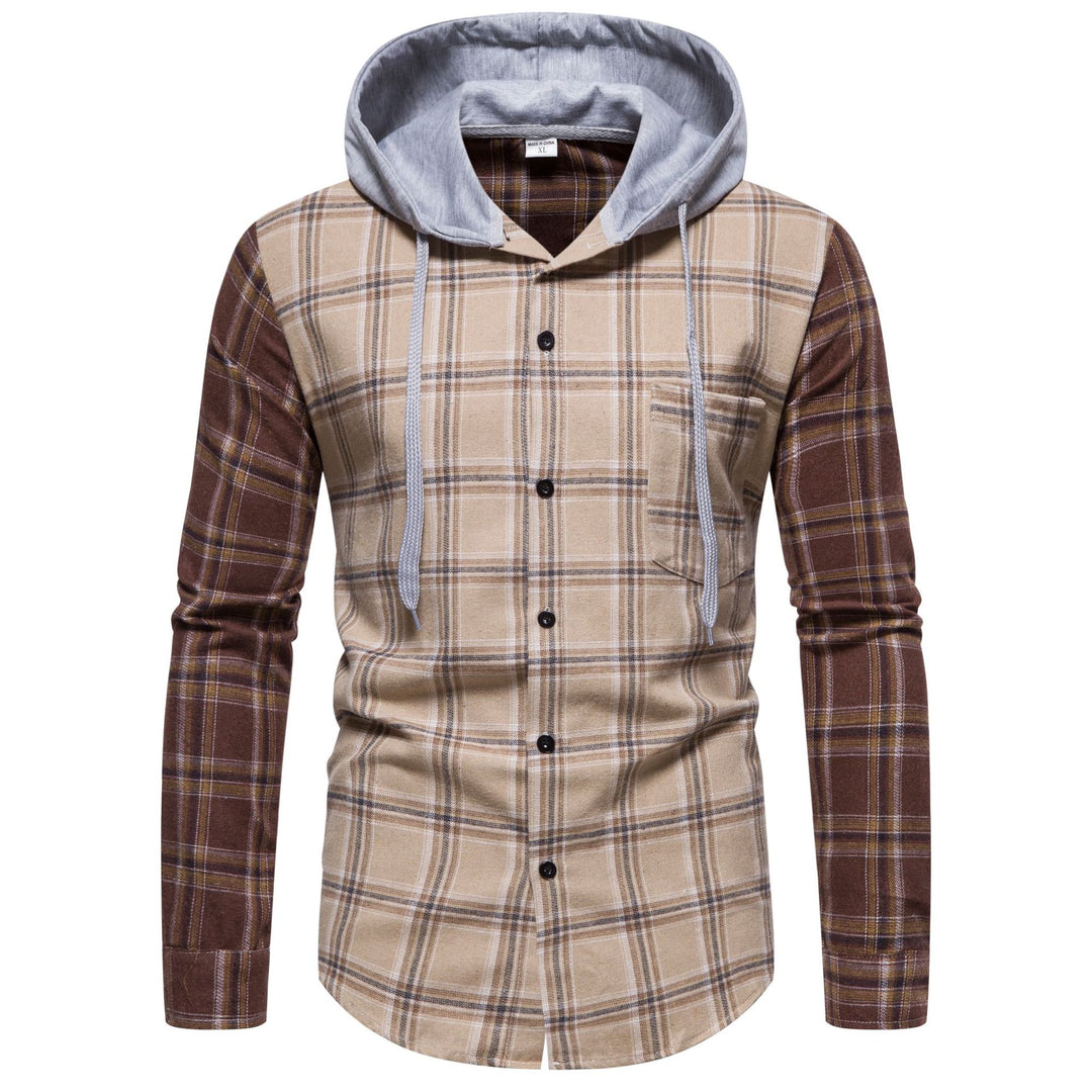 Herren Schultertunika mit integriertem Kapuzendesign EB