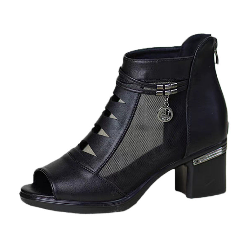 Damen elegante und atmungsaktive Stiefeletten EB