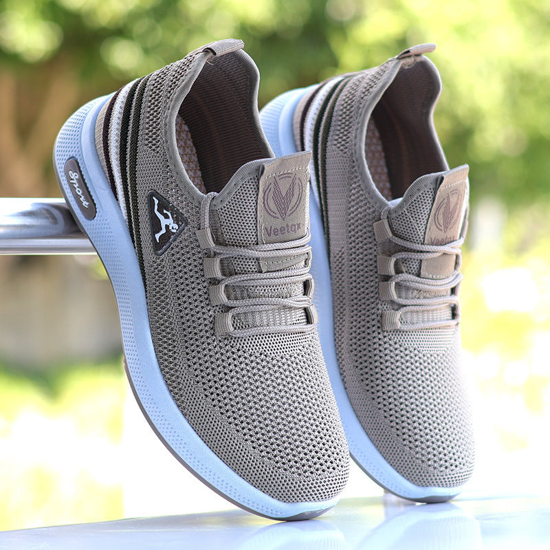 Damen Sportliche und atmungsaktive Sneakers mit elastischem Obermaterial EB