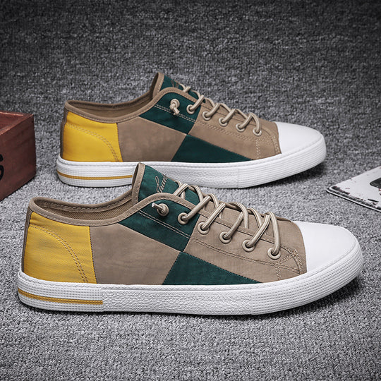 Damen Modische Sneakers mit farbenfrohem Design und atmungsaktiven Eigenschaften EB