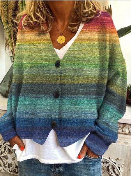 EB | Trendige & Stilvolle Strickjacke Mit Knöpfen