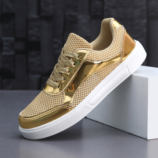 Damen Sportliche Sneaker mit reflektierenden Akzenten und atmungsaktivem Mesh EB