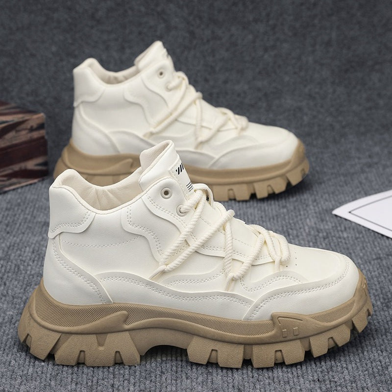 Damen Trendige High-Top Sneakers mit rutschfester Sohle und dämpfender Innenausstattung EB