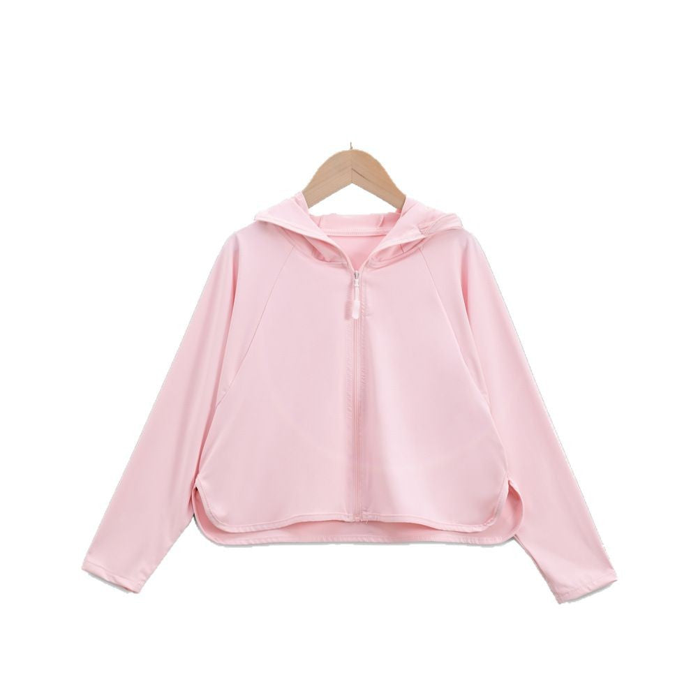 Damen Leichte UV-Schutzjacke mit Kapuze und atmungsaktiven Eigenschaften EB
