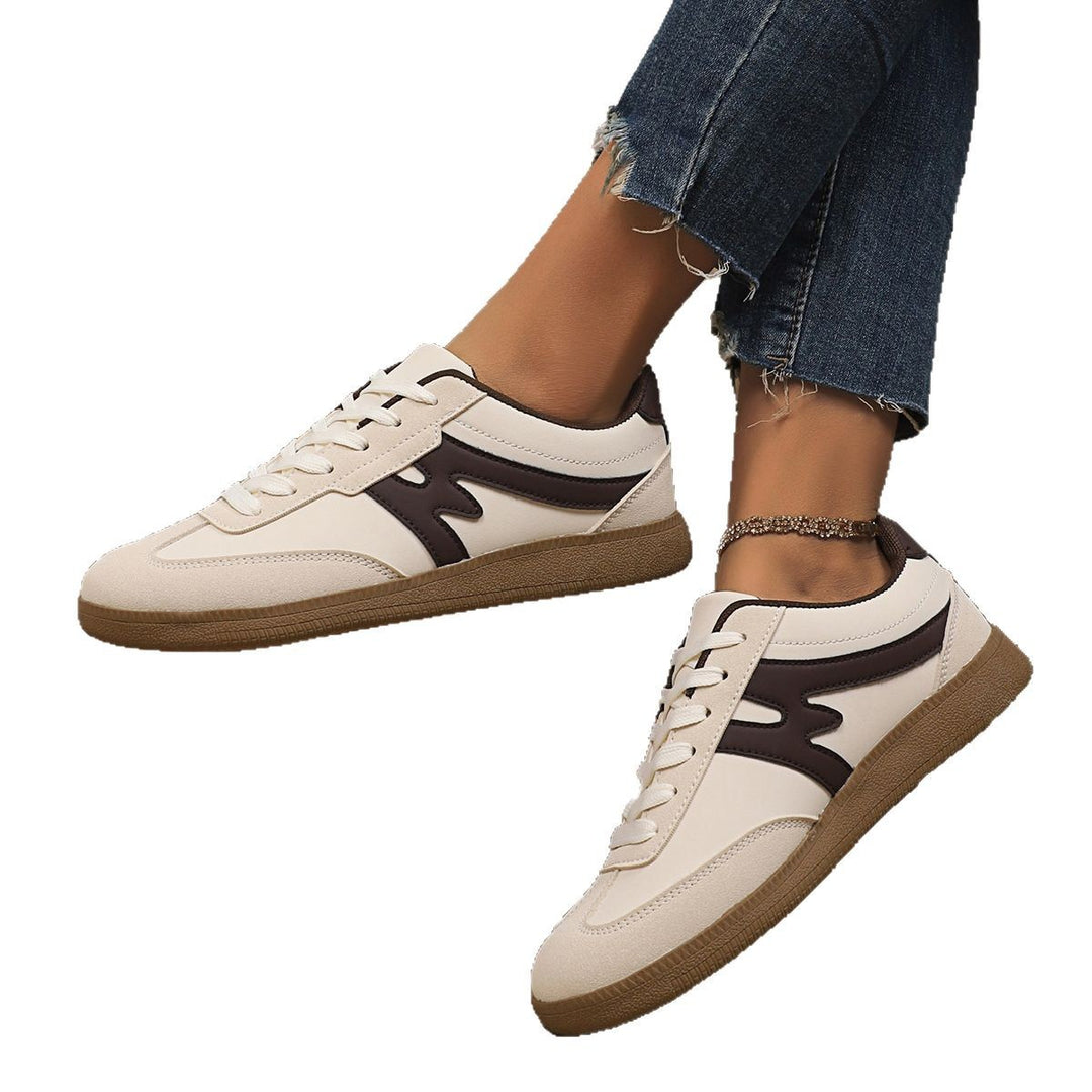 Damen Modische Freizeitsneaker mit atmungsaktiver Obermaterialstruktur und rutschfester Sohle EB