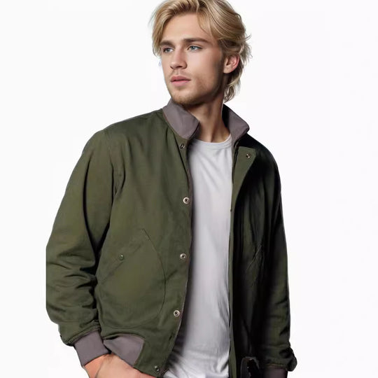 Herren modische Übergangsjacke mit zwei Taschen EB