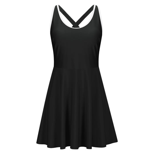 Damen Sportliches Schwimmkleid EB