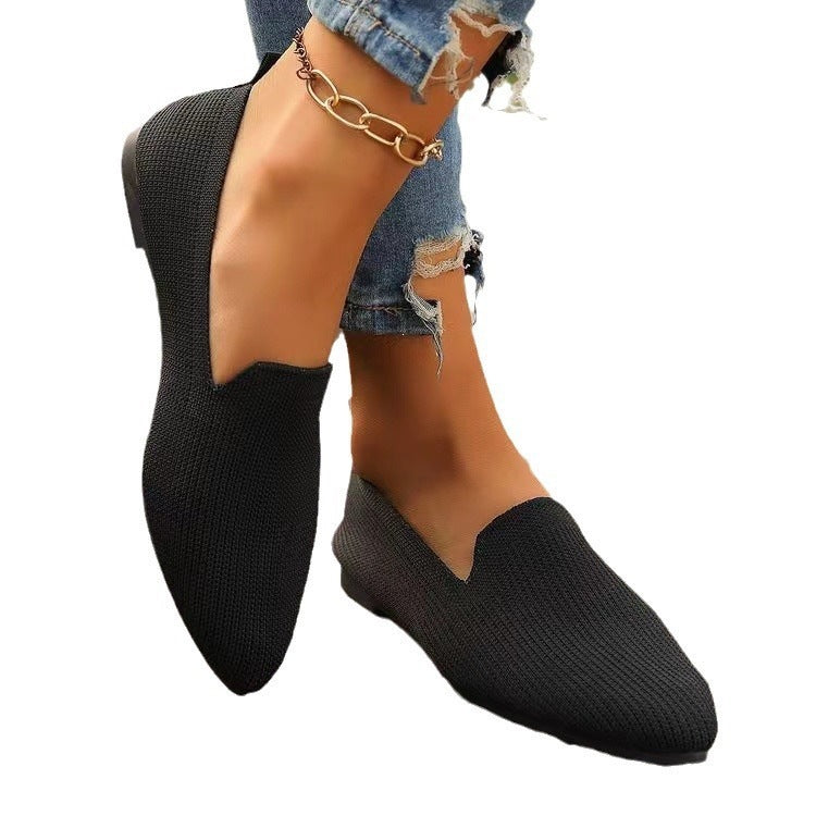 Damen Bequeme Ballerinas mit atmungsaktivem Gewebe EB