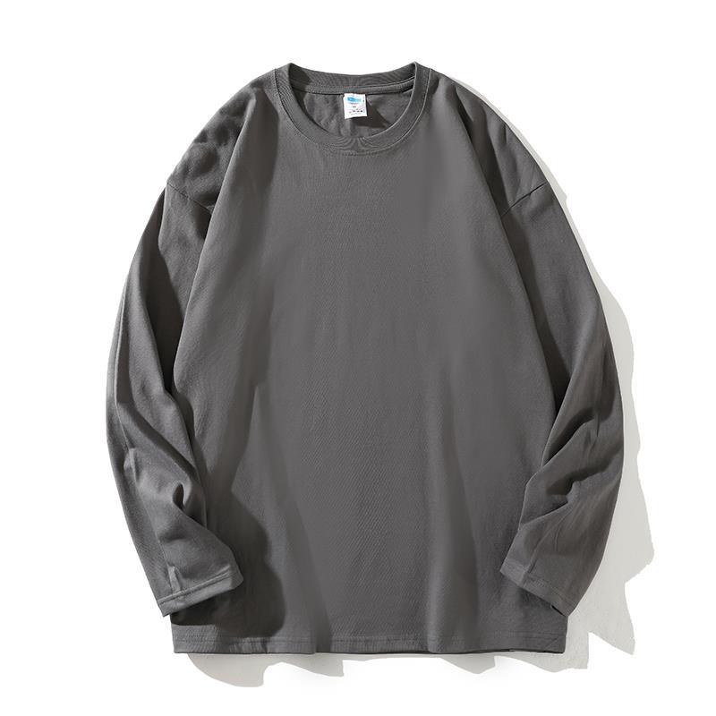 Damen vielseitiges Langarm-T-Shirt aus hochwertiger Baumwolle EB