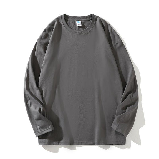 Damen vielseitiges Langarm-T-Shirt aus hochwertiger Baumwolle EB