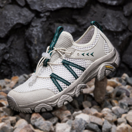 Herren atmungsaktive Trekking‑Trail‑Sneaker mit Quick‑Lace und griffiger Offroad‑Sohle EB