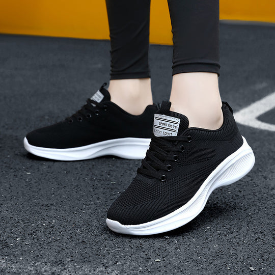 Damen Komfortable Sneakers mit atmungsaktivem Mesh-Obermaterial EB