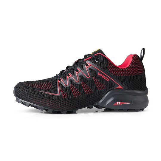 Damen Trailrunning-Schuhe mit atmungsaktivem Mesh-Obermaterial und rutschfester Profilsohle EB