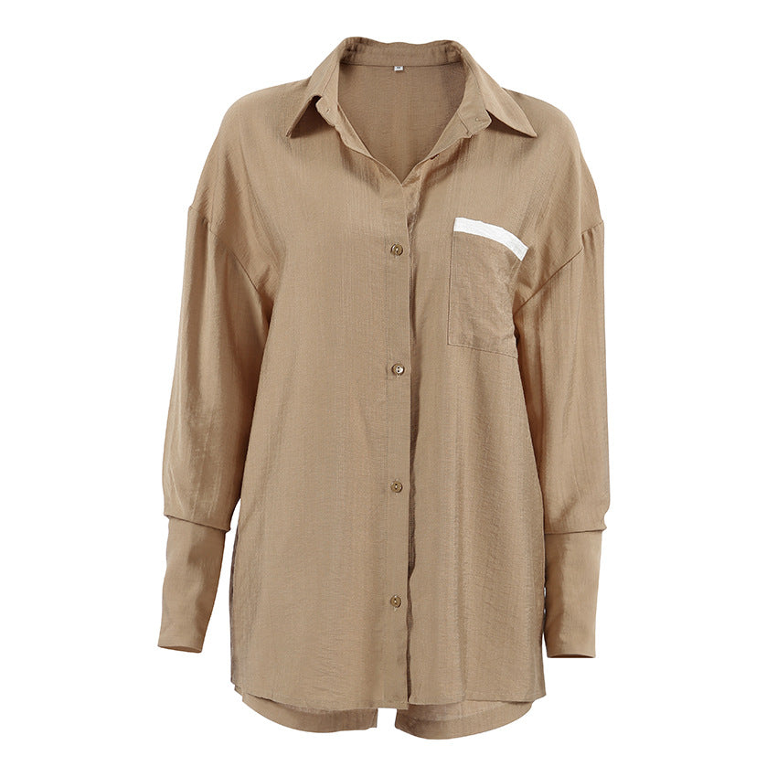Damen Lässiges Ensemble aus cropped Shirt und Shorts EB