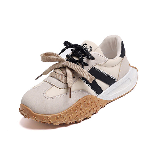 Damen trendige Freizeitsneaker mit rutschfester Sohle und modischem Design EB