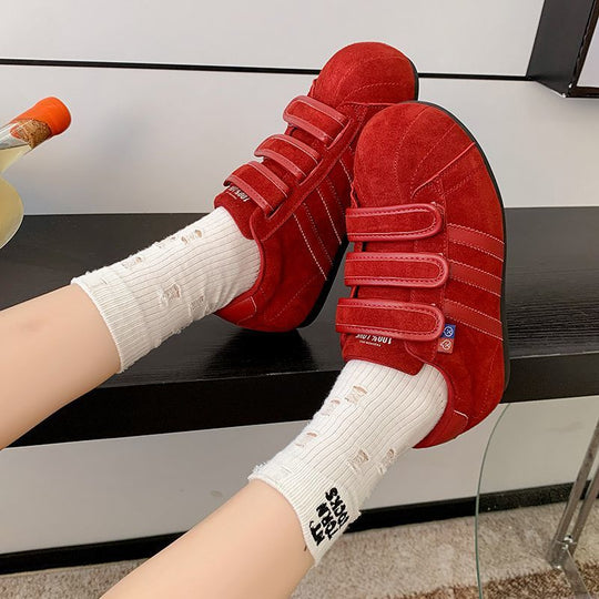 Damen Komfortable Klettverschluss-Schuhe mit weichem Innenfutter EB