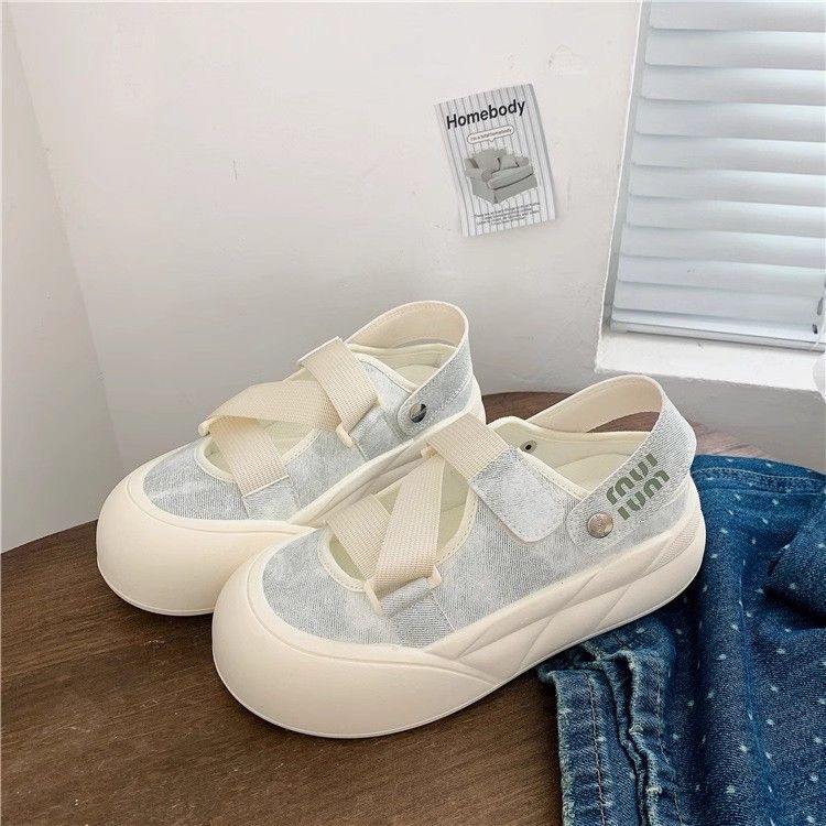 Damen modische Slip-On Clogs mit verstellbaren Riemen und komfortabler dämpfender Sohle EB