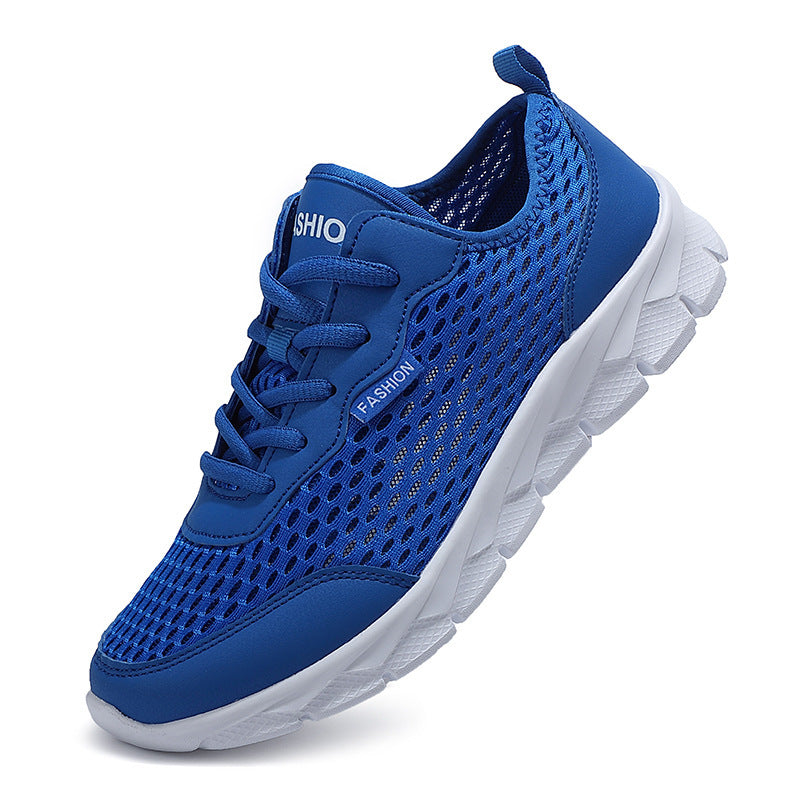 Herren nan leichter Netz-Sneaker mit elastischem Schlupfkragen und dämpfender Schaumsohle EB