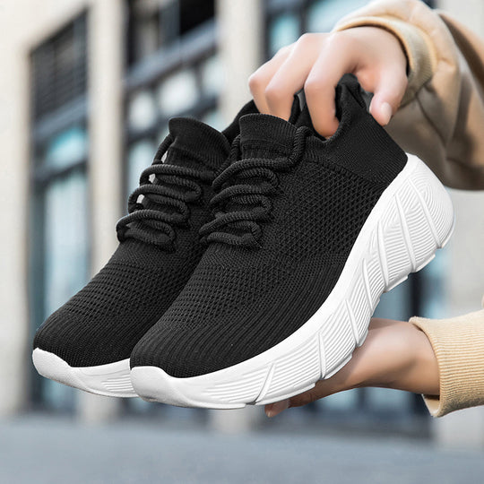 Damen Sportliche Strick-Sneaker mit ergonomischer Dämpfungstechnologie EB