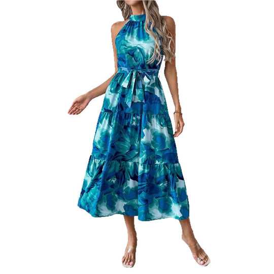 Damen Midikleid mit modernem Oberteil und Schößchen EB