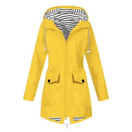 Damen Funktionsjacke mit verstellbarer Kapuze und praktischen Taschen EB