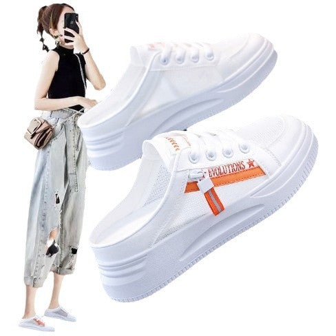Damen Slip-On Sneakers mit atmungsaktiver Mesh-Konstruktion und komfortabler Sohle EB
