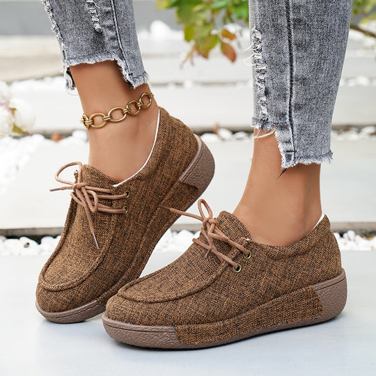 Damen Komfortable Sneaker mit atmungsaktivem Obermaterial und rutschfester Sohle EB