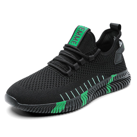 Damen Bequeme Trainingssneakers mit atmungsaktiver Mesh-Oberfläche und rutschfester Sohle EB